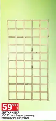 Merkury Market Kratka Kinga z drewna sosnowego impregnowana ciśnieniowo oferta