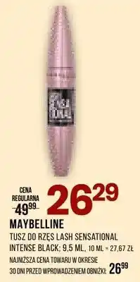 Drogerie Natura Tusz do rzęs Lash Sensational Intense Black oferta