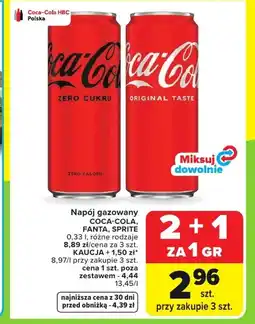 Carrefour Napój gazowany Coca-Cola oferta