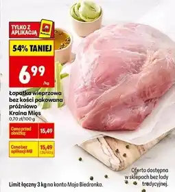 Biedronka Łopatka bez kości Kraina Mięs oferta