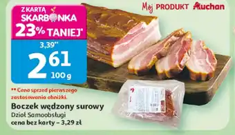 Auchan Boczek surowy oferta