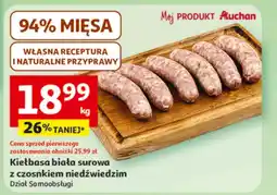 Auchan Kiełbasa biała oferta