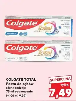 Kaufland Pasta do zębów Total różne rodzaje oferta