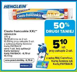 Carrefour Ciasto francuskie Henglein oferta