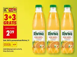 Biedronka Sok 100% pomarańcza 3+3 GRATIS oferta