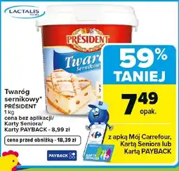 Carrefour Market Twaróg President oferta