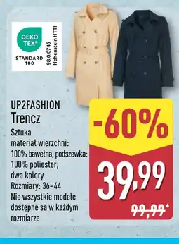ALDI Trencz Up2Fashion oferta