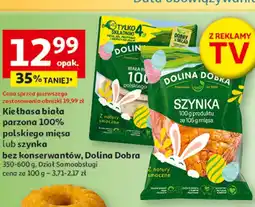 Auchan Kiełbasa biała Dolina Dobra oferta