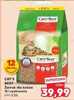 Kaufland Żwirek dla kotów 12 l opakowanie oferta