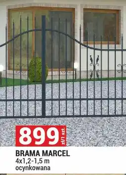 Merkury Market Brama Marcel 4x1,2-1,5 m, ocynkowana oferta