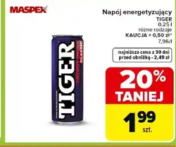 Carrefour Napój energetyczny Tiger oferta