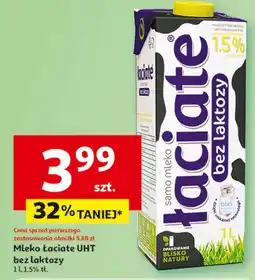 Auchan Mleko bez laktozy Łaciate oferta