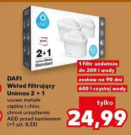 Kaufland Wkład filtrujący Unimax 2+1 oferta