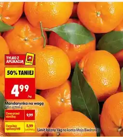 Biedronka Mandarynka na wagę oferta