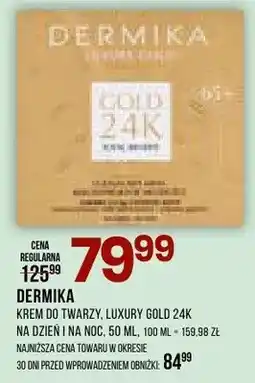 Drogerie Natura Krem do twarzy, luxury Gold 24K na dzień i noc oferta