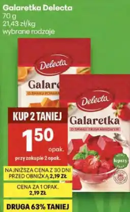Delikatesy Centrum Galaretka Delecta 70 g wybrane rodzaje oferta