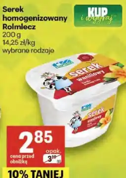 Delikatesy Centrum Serek homogenizowany Rolmlecz oferta