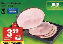 Delikatesy Centrum Szynka litewska MORLINY oferta