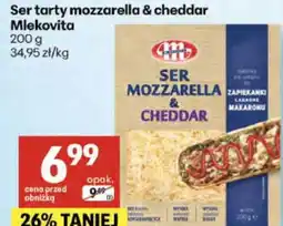 Delikatesy Centrum Ser tarty mozzarella & cheddar Mlekovita oferta