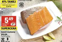 Delikatesy Centrum Łosoś wędzony porcje oferta