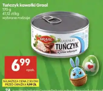 Delikatesy Centrum Tuńczyk kawałki Graal oferta