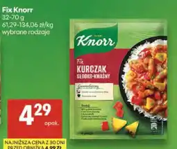 Delikatesy Centrum Fix Knorr oferta