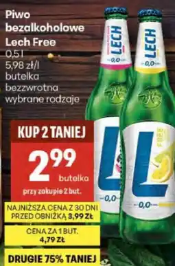 Delikatesy Centrum Piwo bezalkoholowe Lech Free oferta