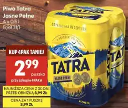 Delikatesy Centrum Piwo Tatra Jasne Pełne oferta