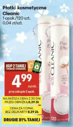 Delikatesy Centrum Płatki kosmetyczne Cleanic oferta