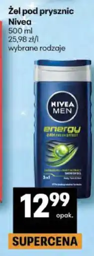 Delikatesy Centrum Żel pod prysznic Nivea oferta