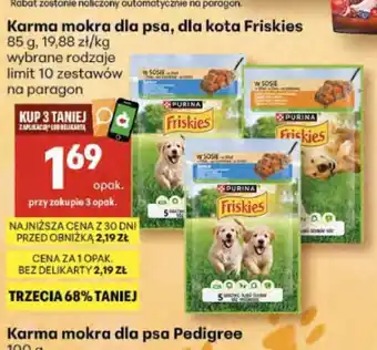 Delikatesy Centrum Karma mokra dla psa, dla kota Friskies oferta