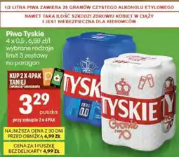 Delikatesy Centrum Piwo Tyskie oferta