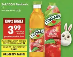 Delikatesy Centrum Sok 100% Tymbark oferta
