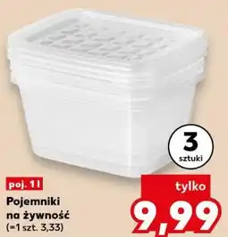 Kaufland Pojemniki na żywność 3 sztuki oferta