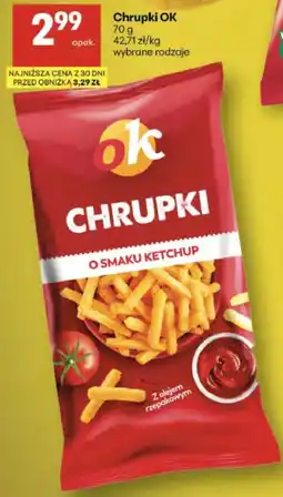 Delikatesy Centrum Chrupki OK 70 g wybrane rodzaje oferta
