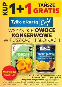 Kaufland Owoce konserwowe oferta