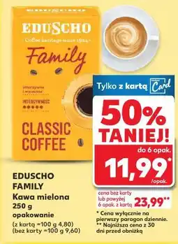 Kaufland Kawa mielona Eduscho Family oferta