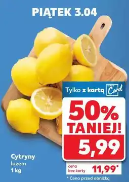 Kaufland Cytryny luzem oferta