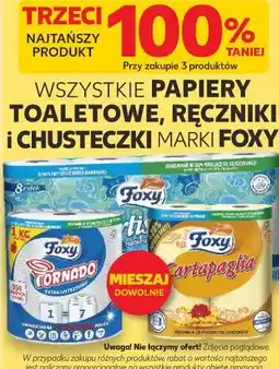 Kaufland Papiery toaletowe, ręczniki i chusteczki marki Foxy oferta