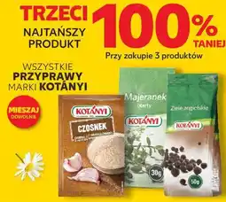 Kaufland WSZYSTKIE PRZYPRAWY MARKI KOTANYI oferta