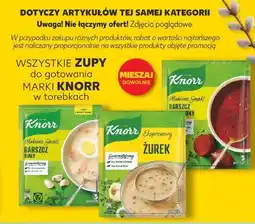 Kaufland WSZYSTKIE ZUPY do gotowania MARKI KNORR w torebkach oferta