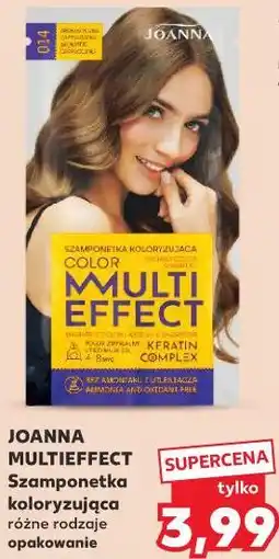 Kaufland JOANNA MULTIEFFECT Szamponetka koloryzująca różne rodzaje opakowanie oferta
