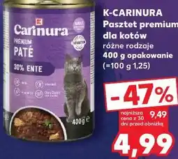 Kaufland K-CARINURA Pasztet premium dla kotów różne rodzaje oferta