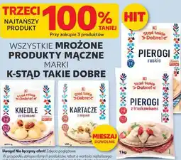 Kaufland WSZYSTKIE MROŻONE PRODUKTY MĄCZNE MARKI K-STĄD TAKIE DOBRE oferta