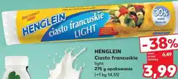 Kaufland Henglein Ciasto francuskie light 275 g opakowanie oferta