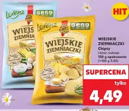 Kaufland WIEJSKIE ZIEMNIACZKI Chipsy różne rodzaje 130 g opakowanie oferta