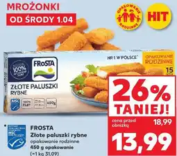Kaufland Złote paluszki rybne opakowanie rodzinne oferta