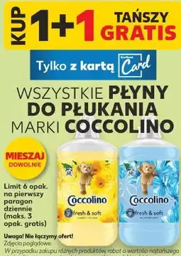 Kaufland WSZYSTKIE PŁYNY DO PŁUKANIA MARKI COCCOLINO oferta