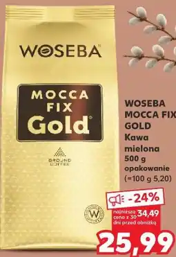 Kaufland WOSEBA MOCCA FIX GOLD Kawa mielona 500 g opakowanie oferta
