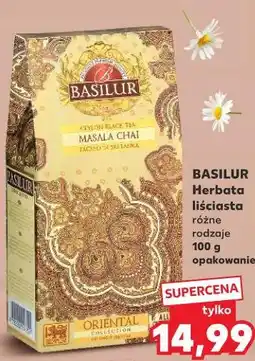 Kaufland BASILUR Herbata liściasta różne rodzaje 100 g opakowanie oferta
